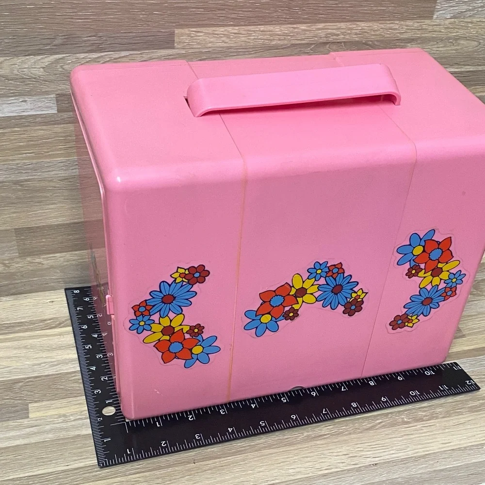 Pink and Cream Home Storage Organizer